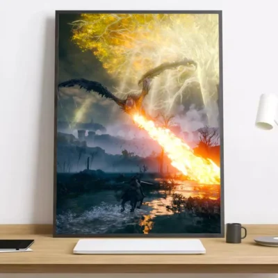 Game Eldens Ring Colorfull Wall Art