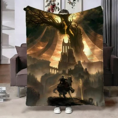 Game Elden Ring Throw Blanket