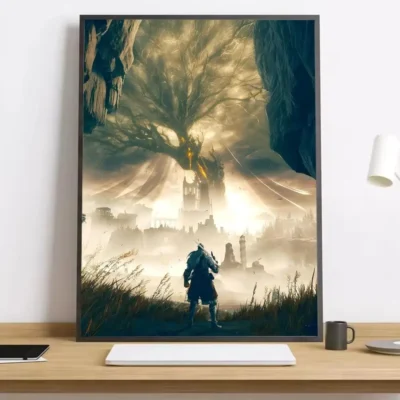 Hot Game Eldens Ring Retro Wall Art