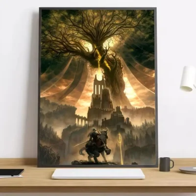 Game Eldens Ring Retro Wall Art