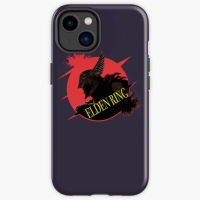 Elden Ring Red And Black Retro Design Iphone Case