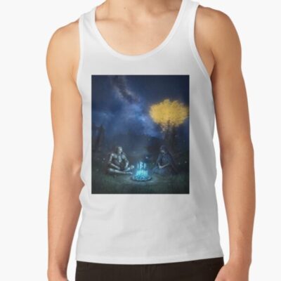 Elden Ring Bonfire Night Scene Tank Top