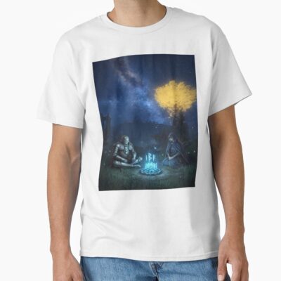 Elden Ring Bonfire Night Scene T-shirt