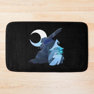 Blaidd The Half Wolf And Ranni The Witch Bath Mat