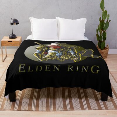 Elden Ring Fan Artwork Throw Blanket