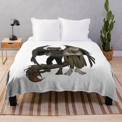 New Elden Ring Wings Throw Blanket