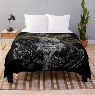 Elden Ring Fan Art Throw Blanket