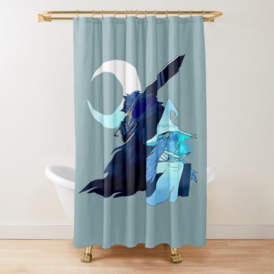 Wolf And Ranni The Witch Shower Curtain