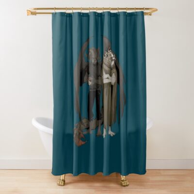 Elden Ring Wings Shower Curtain