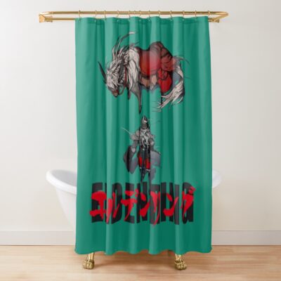 Elden Ring Akira Stle Shower Curtain