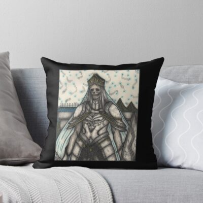 Elden Ring Pontiff Knight Throw Pillow